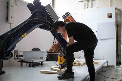 Robots Fabricate a Pavilion To Prove Broader Use Case for Automated Construction