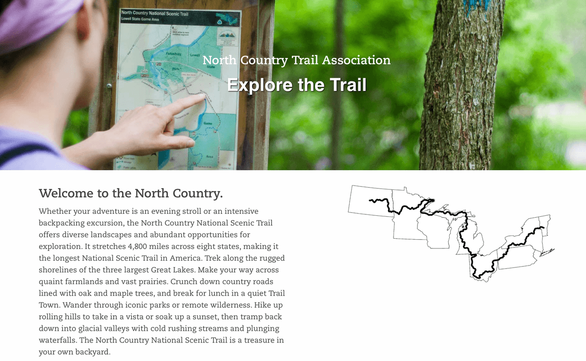 Michigan trails, North Country Trail, Michigan nature hikes, northern Michigan parks, best northern vacation spots, best northern bike trails