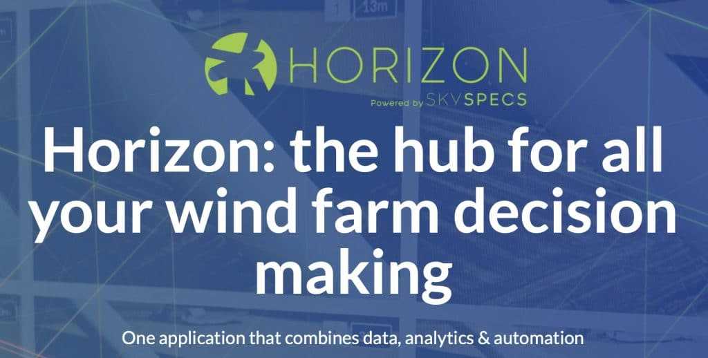 Horizon SkySpecs, drone wind turbine inspection, Ann Arbor startups, renewable energy startups