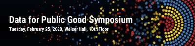 Attend The University of Michigan Data for Public Good Symposium Feb 25th