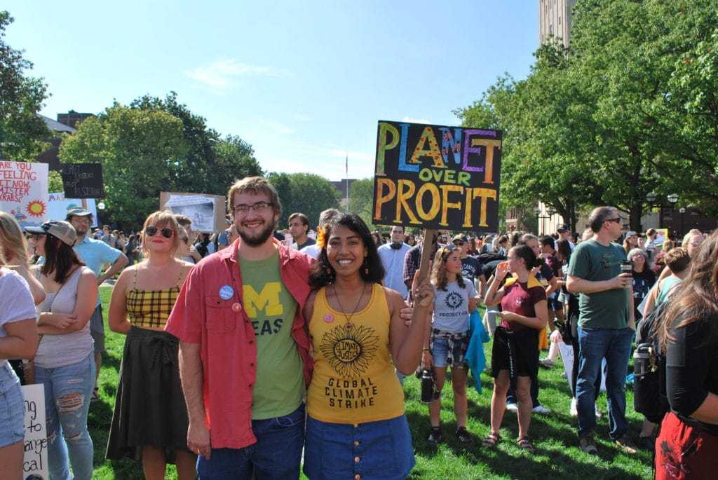 climate strike, Ann Arbor climate initiatives