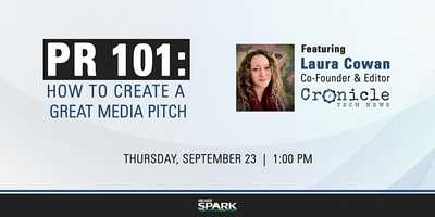 Join Cronicle & SPARK For PR Pitch 101: How To Create A Great Media Pitch