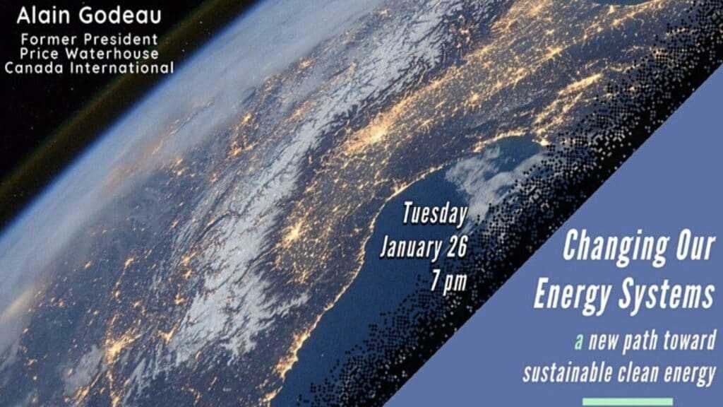 Changing Our Energy Systems, Alain Godeau, tech events Michigan January 2021