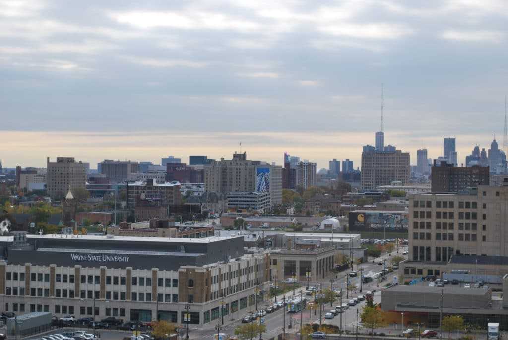 Detroit skyline, Detroit 2019 photos