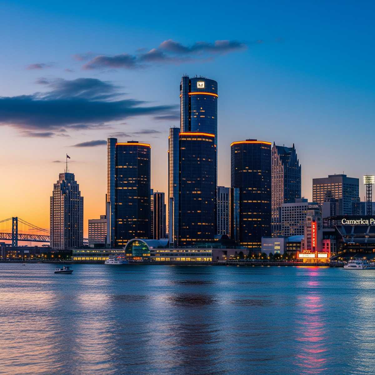 Michigan population trends, Detroit skyline, Michigan people moving back, people moving to Detroit, top cities to move to 2025